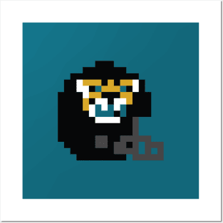 8 Bit Jacksonville Jaguars Helmet Posters and Art